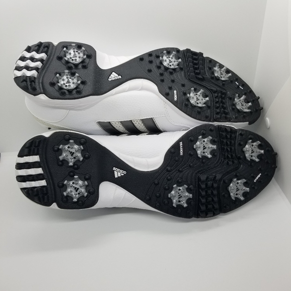 NWT Adidas Tech Response 4.0 White/White/Dark Silver Metallic golf cleats US 11 - Picture 8 of 12